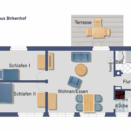 Casa de Férias Birkenhof Bohlsen